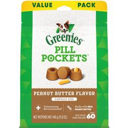 Greenies Pill Pockets Value Pack Peanut Butter Capsule 60x447.92g