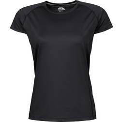 Tee jays Women's Cool Dry Short Sleeve T-Shirt - Black