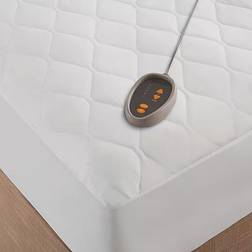 Beautyrest Microfiber Heated Mattress Cover White (203.2x152.4cm)