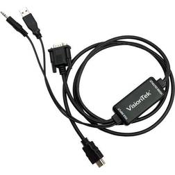 Visiontek HDMI-VGA/USB A/3.5mm Adapter