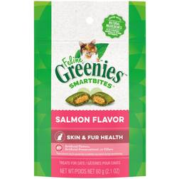 Greenies SmartBites Healthy Skin & Fur Cat Treats Salmon Flavor 0.059