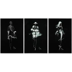 Empire Art Direct Fashion Walk Wall Decor 61x121.9cm 3pcs