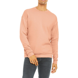 Bella+Canvas Fleece Drop Shoulder Sweatshirt Unisex - Peach