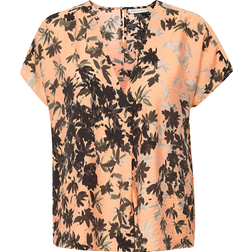 InWear Hazini Floral Print Top - Coral Reef