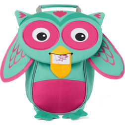 Affenzahn Small Friend Owl - Turquoise/Rose/Yellow