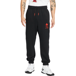 Nike Kyrie Fleece Trouser - Black/Chile Red