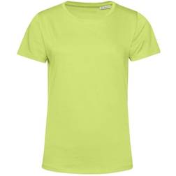 B&C Collection Women's E150 Organic Short-Sleeved T-shirt - Lime Green