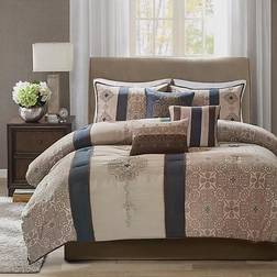 Madison Park Donovan Bedspread Blue (264.16x233.68cm)