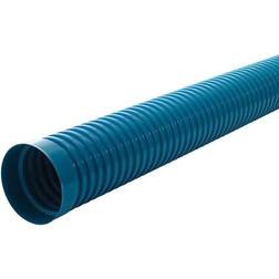 Wavin 425 x 6000 mm PVC-opføringsrør med muffe, blå