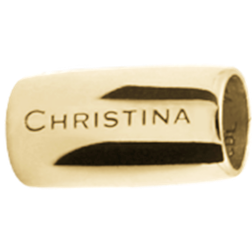 Christina Collect Forgyldt stål lås til læderarmbånd