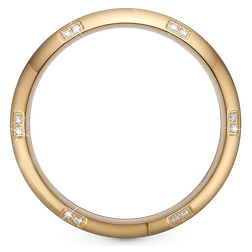Christina Jewelry Top Ring - Gold/Transparent