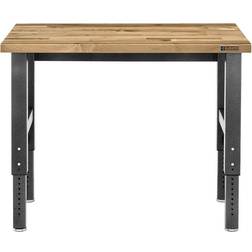 Gladiator Height Adjustable 4-Foot Hardwood Workbench instock GAWB04HWEG