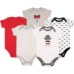 Hudson Baby 5-Pack Penguin Bodysuits