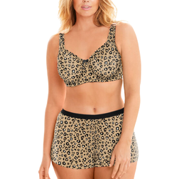 Comfort Choice Unlined Underwire Bra - Leopard