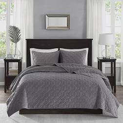 Madison Park Harper Bedspread Grey (228.6x228.6cm)