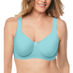 Comfort Choice Unlined Underwire Bra - Pale Ocean