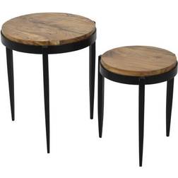 Yosemite Home Decor Raju Nesting Table 20.5" 2