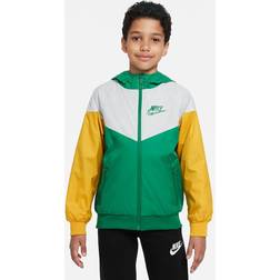 Nike Boy's Sportswear Windrunner - Malachite/Photon Dust/Yellow Ochre/Malachite (850443-365)