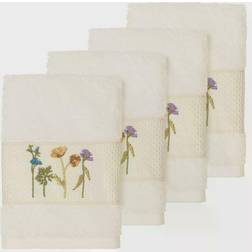 Linum Home Textiles Serenity Embellished Dishcloth Beige (33.02x33.02cm)