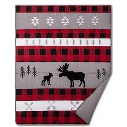 Trend Lab Lumberjack Moose Crib Bedding Set 3-Piece