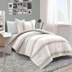 Lush Decor Farmhouse Bedspread Gray (264.16x233.68)