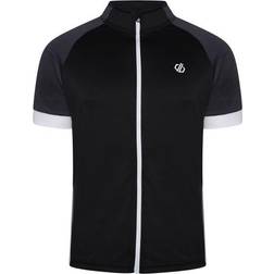 Dare 2b Protraction Zip Up Cycling Jersey Men - Black/ Ebony/Grey