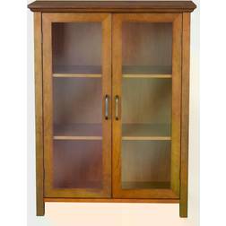 Elegant Home Fashions Avery Glass Cabinet 66x86.4cm