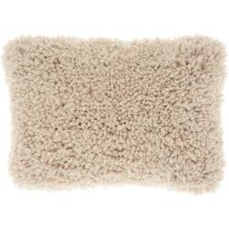 Mina Victory Lush Yarn Shag Complete Decoration Pillows Beige (50.8x35.56cm)