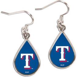 WinCraft Texas Rangers Tear Drop Dangle Earrings