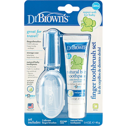 Dr. Brown's Silicone Finger Toothbrush with Case 2-pack