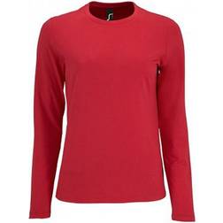 Sol's Imperial Long Sleeve T-shirt - Red