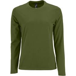 Sol's Imperial Long Sleeve T-shirt - Dark Khaki