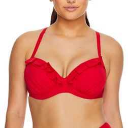 Pour Moi Space Convertible Underwire Bikini Top - Red