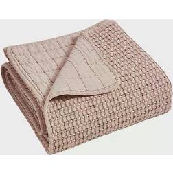 Levtex Home Mills Waffle Blankets Pink (152.4x127cm)