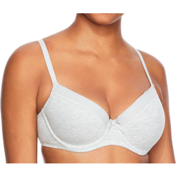 Pour Moi Love To Lounge Cotton T-Shirt Bra - Grey Marl