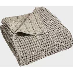 Levtex Home Mills Waffle Blankets Grey (152.4x127cm)