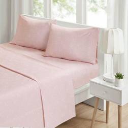 Intelligent Design Novelty Cat Bed Sheet Pink (259.08x228.6cm)