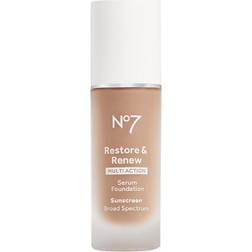 No7 Restore & Renew Serum Foundation SPF20 Cool Beige