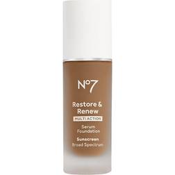 No7 Restore & Renew Serum Foundation SPF20 Amber