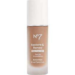 No7 Restore & Renew Serum Foundation SPF20 Wheat