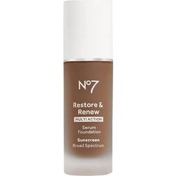 No7 Restore & Renew Serum Foundation SPF20 Cedar