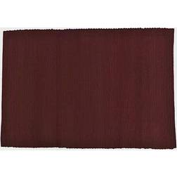 Design Imports Ribbed 6-pack Place Mat Brown (48.26x33.02cm)