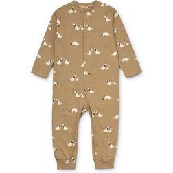 Liewood Birk Pyjamas Jumpsuit - Dog/Oat Mix (LW14704-0108)