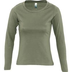 Sol's Majestic Long Sleeve T-shirt - Khaki