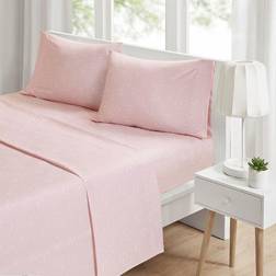 Intelligent Design Novelty Cat Bed Sheet Pink (243.84x167.64cm)