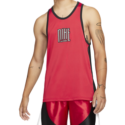 Nike Dri-FIT Basketball Jersey Men - University Red/Black/Black/University Red