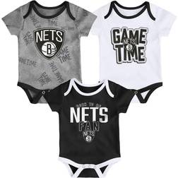 Outerstuff Brooklyn Nets Game Time Bodysuit Set 3Pcs