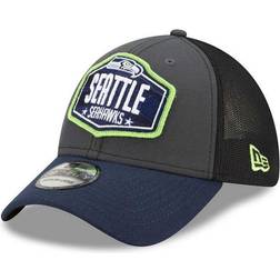 New Era Seattle Seahawks 2021 Draft 39THIRTY Cap Men - Graphite/Black/Navy