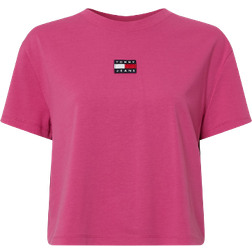 Tommy Hilfiger Badge T-shirt - Vivid Fuchsia