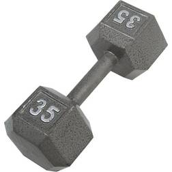 Cap Barbell Cast Iron Hex Dumbbell 35lbs